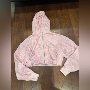 Pink Women's Hooded Jacket